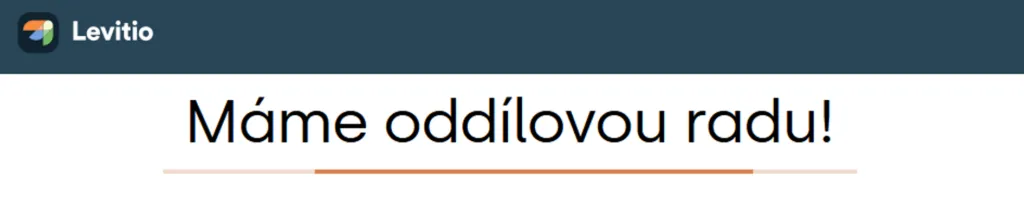 Uvítací hláška „Máme oddílovou radu!“ v portálu pro rodiče